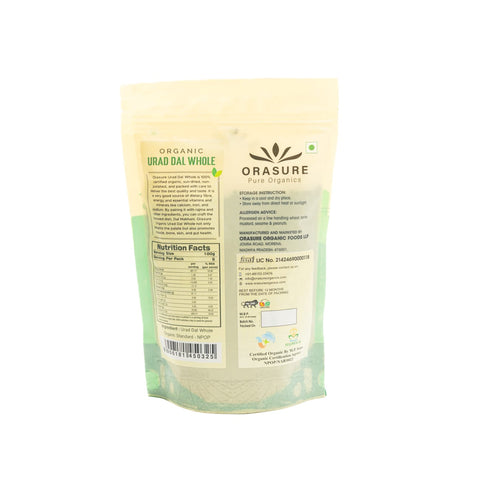 Orasure Organics Urad Black Whole