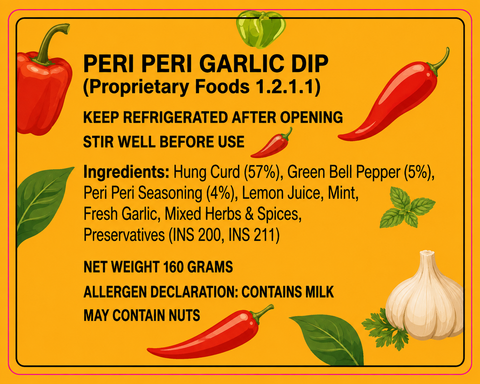 Peri Peri Garlic Dip