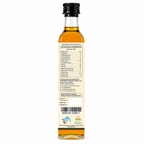 Orasure Organics Black Mustard Oil
