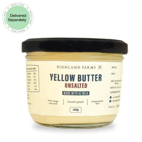 A2 Unsalted Yellow Butter (Delivered Separately)