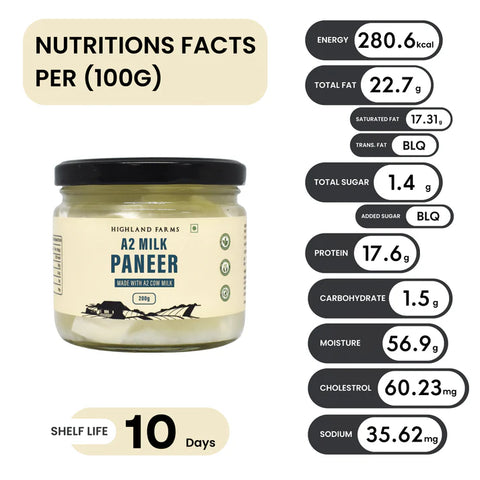 A2 Milk Paneer (Delivered Separately Next Day)