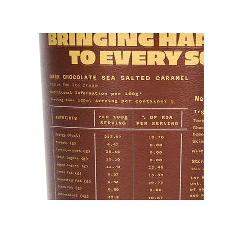 Minus30 Dark Chocolate Sea Salted Caramel 500ml