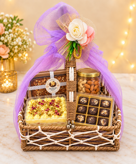 The Lavender Luxe Diwali Hamper (Delivered Separately Next day)