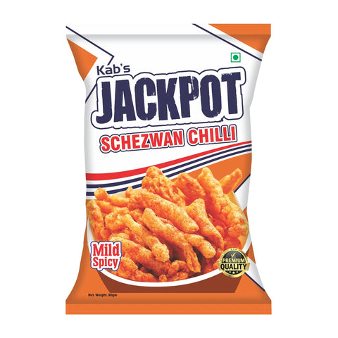 Kab's Jackpot Schezwan Chilli Sticks 80g