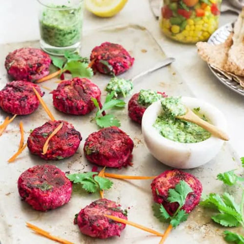 Beetroot Quinoa Kebab