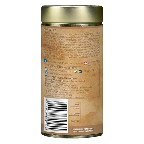 Organic Wellness Tulsi Green Tea Classic (Tin) 100 grams
