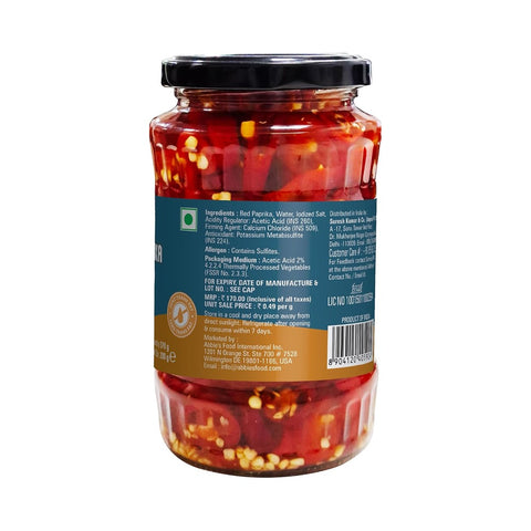 Abbie's Pickle Red Paprika in Brine 350g