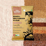 Khapli Multigrain Atta (5kg)| 8 Super Grains Flour Mix | High Fibre & High Protein | Low GI Atta