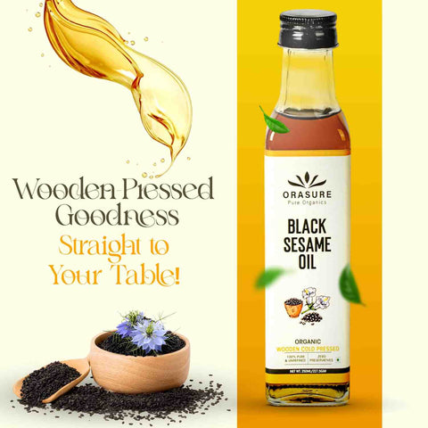 Orasure Organics Black Sesame Oil