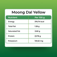 Orasure Organics Moong Dal Split (Yellow)