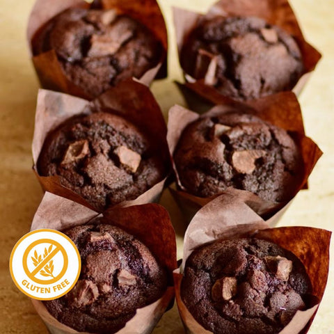 Gluten-Free Ragi Banana Chocolate Walnut Muffin