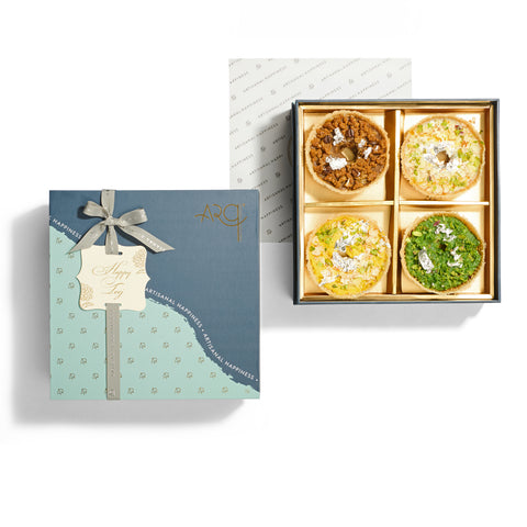 Teej Special - Mini Signature Assorted Ghewar Box (Delivered Separately Next Day)