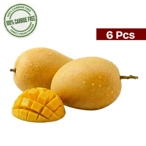 Golden Kesar Mango 6 pc (Carbide free )