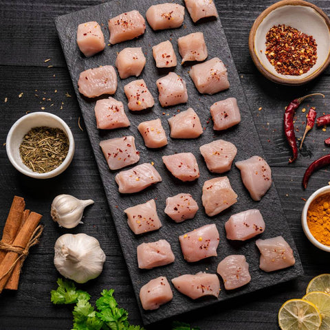 ZRESH Frozen Chicken Tikka Boneless Raw (7-8 piece)