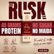 High Protein Sugar-Free Rusk | No Maida | Made with Desi Ghee