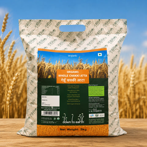 Down to Earth Wheat Chakki Atta 5kg