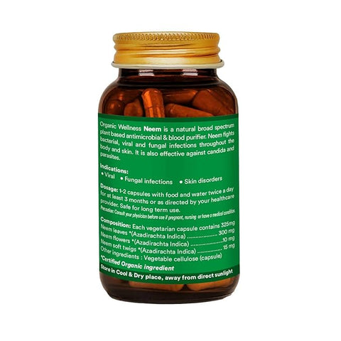 Neem Capsules (Certified Organic)