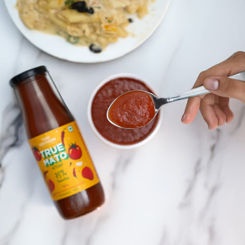 Truemato Spicy Tomato Ketchup 300g | Naturally Made with 75% Fresh Tomatoes