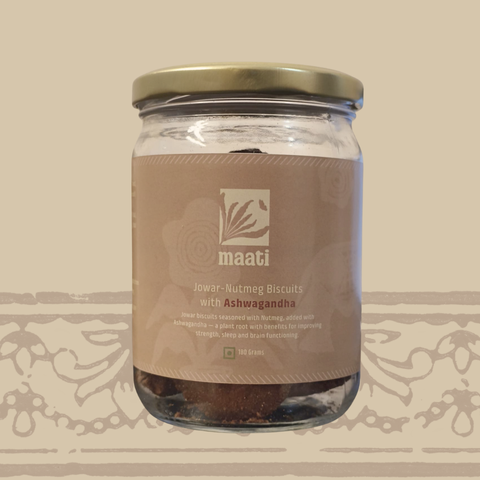 Jowar-Nutmeg Biscuits with Ashwagandha