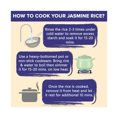 Urban Platter Thai Jasmine Rice, 300g (Aromatic Long-Grain Rice | Soft & Fluffy Texture | Asian Pantry Staple)
