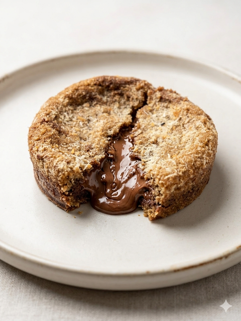 Molten Nutella & Coconut Cookie Dough Pie