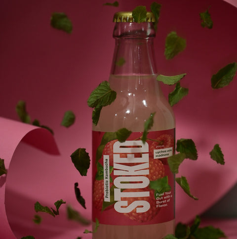 Lychee mint Kombucha