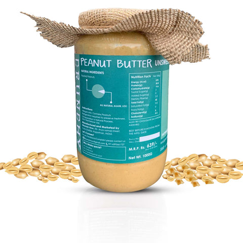 Unsweetened Crunchy Peanut Butter
