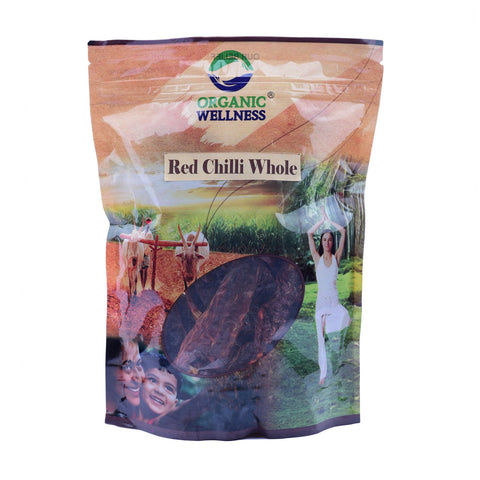 Organic Wellness Red Chilli Whole 100 grams