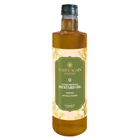 Native Again Heritage Wood Pressed Mustard Oil