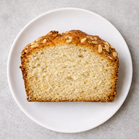 Almond Tea Cake Slice