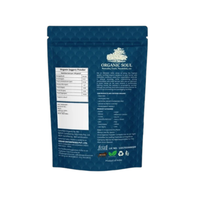Organic Soul Organic Jaggery Powder | 1 kg