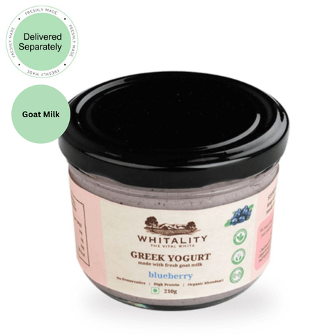 Greek Yogurt (Goat) (Blueberry) (Delivered Separately Next Day)