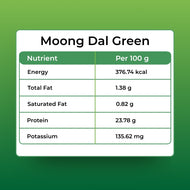 Orasure Organics Moong Dal Split (Green)