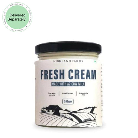 Fresh Cream (Delivered Separately)