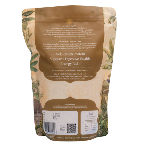 Native Again Heritage Golden Sella Basmati Rice