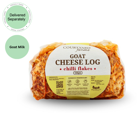 Chèvre Goat Cheese Log - chilli flakes (Delivered Separately Next Day)