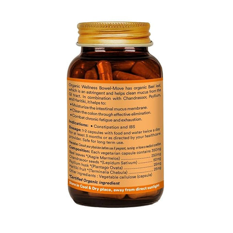 Organic Wellness Bowel Move 90 Capsules