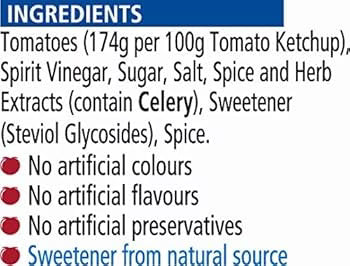 Heinz Tomato Ketchup 50% Less Sugar 10x400g