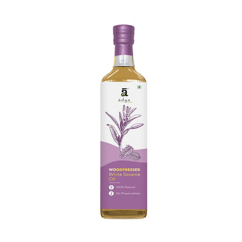 Adya Organics Woodpressed White Sesame Oil