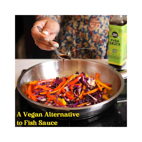 Urban Platter Plant-Based Fysh Sauce, 250g  (Rich Umami Flavour | Vegan Asian Condiment | Perfect for Stir-Fries, Marinades, Dips & Noodles)