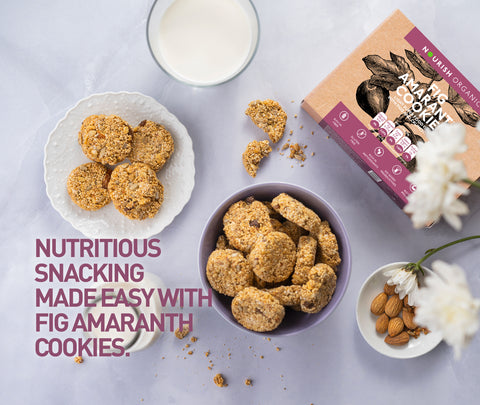 Nourish Organics Fig Amaranth Cookies 110grams