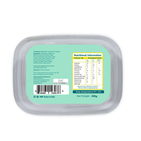 Grabenord Vegan Unsalted Butter 200Gm