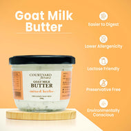 Goat Milk Butter - Mixed  Herbs (Delivered Separately Next Day)