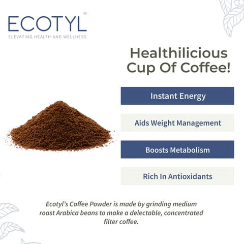 Ecotyl Organic Coffee Glass Bottles 200 grams
