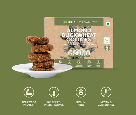 Almond Buckwheat Cookies 120g