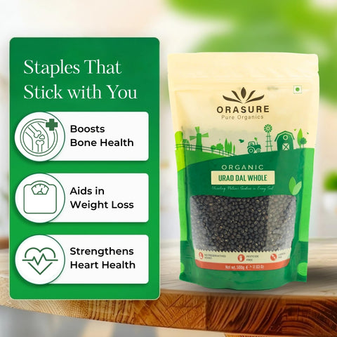 Orasure Organics Urad Black Whole