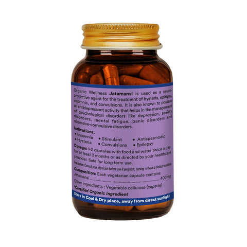 Organic Wellness Jatamansi 90 Capsules