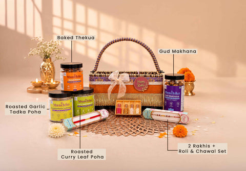 Munchika “Rishta Dil Se” Premium Rakhi Gift Hamper for Brother | Rakhi Card