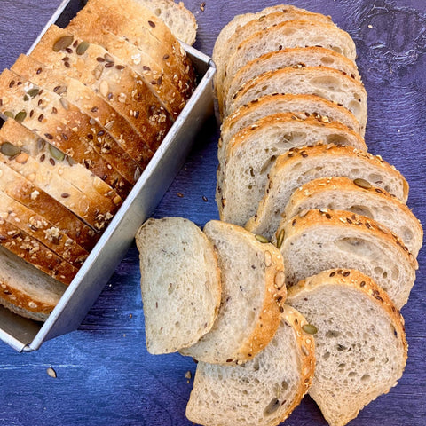 Multigrain Sourdough Sandwich Bread