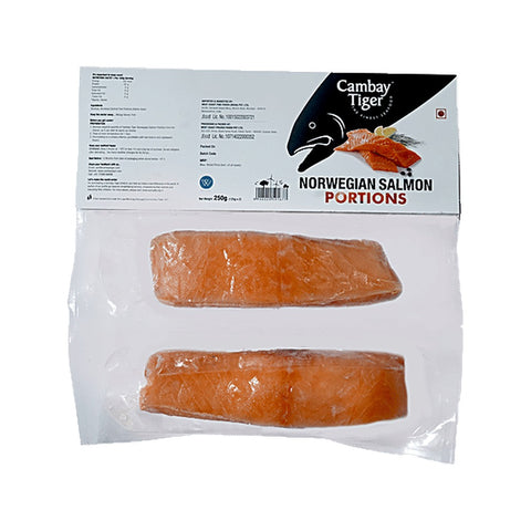 Cambay Tiger Norwegian Salmon Double Portions Skin Off - 250g
